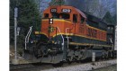 73750 Roco Diesel Locomotive SD40 of Burlington Northern and Santa Fe
